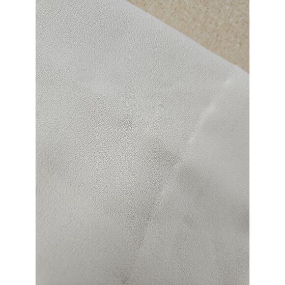 Vtg 80s Toni Petite Lace Dolman Sleeve Blouson Dress Size 8P USA Winter White - Picture 13 of 13